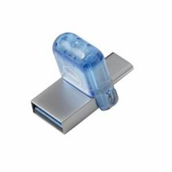 DELL AB135418 USB flash drive 64 GB USB Type-A / USB Type-C 3.2 Gen 1 [3.1 Gen 1] Blue, Silver 