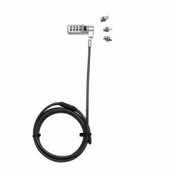Dicota D31713 cable lock Black 2 m 