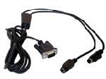 Datalogic CAB-320 RS-232 Straight 25-Pin DTE signal cable Black 