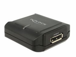 DeLOCK 11464 cable gender changer Displayport 20 pin, DC 5V Displayport 20 pin Black 