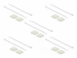 DeLOCK 18678 cable tie mount White Nylon 10 pc[s] 