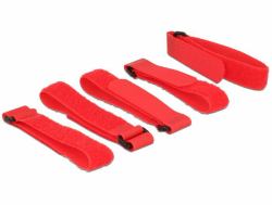 DeLOCK 18705 hook/loop fastener Red 5 pc[s] 