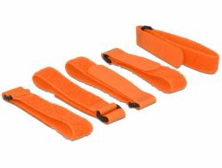 DeLOCK 18707 hook/loop fastener Orange 5 pc[s] 
