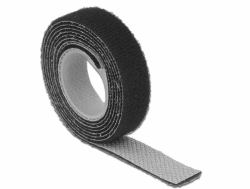 DeLOCK 18709 hook/loop fastener Black 1 pc[s] 