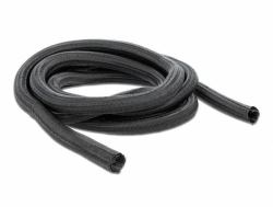DeLOCK Braided Sleeving self-closing 5 m x 19 mm black 