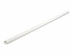 DeLOCK Cable Duct Mini self-closing self-adhesive 15 x 11 mm - length 1 m white 