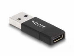 DeLOCK USB 3.2 Gen 2 Adapter USB Type-A male to USB Type-C active female black 