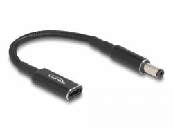 DeLOCK Adapter cable for Laptop Charging Cable USB Type-C female to 5.5 x 2.1 mm male 15 cm 