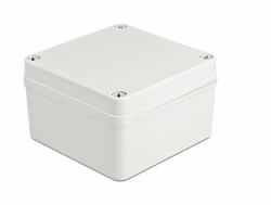 DeLOCK Installation Housing IP65 waterproof 125 x 125 x 75 mm grey 