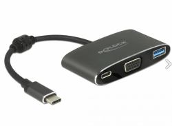DeLOCK 62992 USB graphics adapter 3840 x 2160 pixels Grey 
