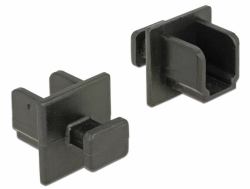 DeLOCK 64010 socket safety cover Black 10 pc[s] 