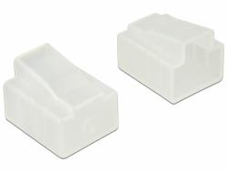 DeLOCK 64016 socket safety cover RJ-45 Transparent 10 pc[s] 