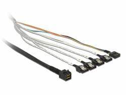 DeLOCK 0.5m, SFF-8643/4 x SATA 7p Multicolour 