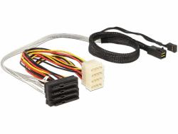 DeLOCK 83390 Serial Attached SCSI [SAS] cable 0.5 m Multicolour 