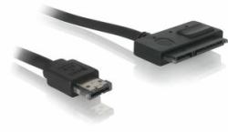 DeLOCK Cable Power Over eSATA > SATA 22pin SATA cable 0.5 m eSATAp Black 