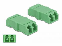 DeLOCK Optical Fiber Coupler LC Duplex female to LC Duplex female 4 pieces 