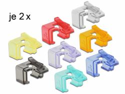 DeLOCK 86420 cable clamp Multicolour 16 pc[s] 