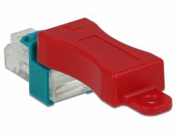 DeLOCK 86425 port blocker Port blocker key RJ-45 Red 6 pc[s] 