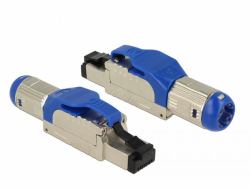 DeLOCK 86487 wire connector RJ-45 Blue, Silver 