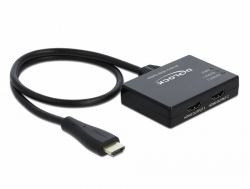 DeLOCK 87747 video splitter HDMI 2x HDMI 