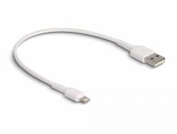 DeLOCK USB Charging Cable for iPhone, iPad, iPod white 30 cm 