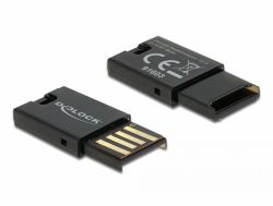 DeLOCK USB 2.0 Card Reader for Micro SD memory cards 