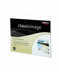 Deflecto 46901 sign holder/information stand A4 Polystyrene [PS] Transparent 