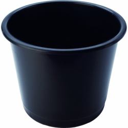 Deflecto CP025YTBLK 14L Polypropylene [PP] Black waste basket 
