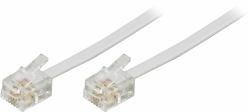 Deltaco DEL-159F telephone cable 2 m White 