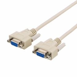 Deltaco DEL-25 serial cable Grey 2 m DB-9 