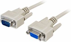 Deltaco DEL-37 serial cable Grey 2 m DB-9 
