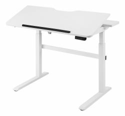 Deltaco DELO-0100 computer desk top Rectangular shape White 