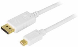 Deltaco DP-1130 DisplayPort cable 3 m mini DisplayPort White 