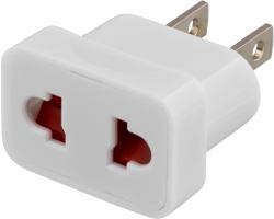 Deltaco GT-400 cable gender changer EU/AUS/CH socket US socket White 