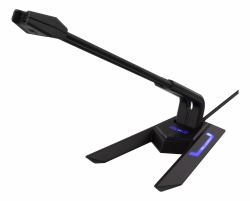 Deltaco MF-104 microphone Black Table microphone 