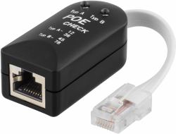 Deltaco POE-101 network cable tester Black 