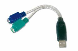 Digitus USB - PS/2 Adapter 