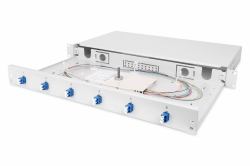 Digitus Fiber Optic Splice Box, Equipped, LC, OS2 