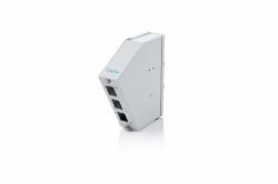 Digitus Fiber optic DIN rail splice distributor, angled, 6 SC DX/LC Quad, grey 