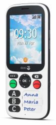 Doro 780X IUP 7.11 cm [2.8"] 117 g Black, White Feature phone 