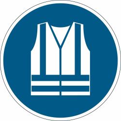 Durable Floor Caution Forklifts Sign
