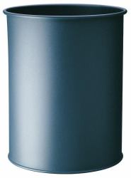 Durable Trash Can 15 L Round Metal - Anthracite - Warranty: 12M