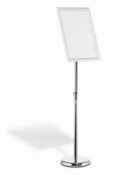 Durable 479923 sign holder/information stand A3 Aluminium, Plastic, Steel Silver 
