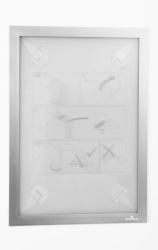 Durable DURAFRAME Wallpaper A4 Sign holder Silver 