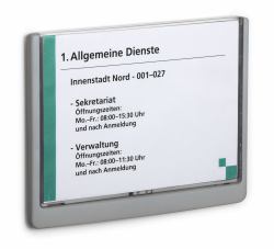 Durable 486637 sign holder/information stand A5 Plastic Graphite 