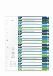 Durable 679727 tab index Blank tab index Polypropylene [PP] Multicolour 