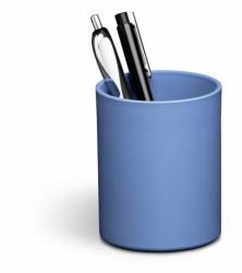 Durable ECO pen/pencil holder Recycled plastic Blue 