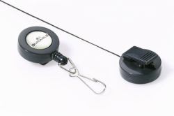 Durable 8221-58 Badge reel Black 10 pc[s] 