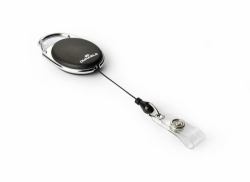 Durable BADGE REEL STYLE Black 10 pc[s] 