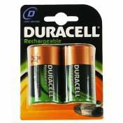 Duracell Rechargeable D Size 2 Pack Rechargeable battery Nickel-Metal Hydride [NiMH] 